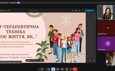 17 квітня – арт-терапевтична техніка «Моє життя, як…» (9-Б кл)
